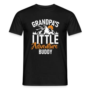 Granddaughter Gifts - Men's T-Shirt - black - Front - AI Model Male 178 light (178cm)