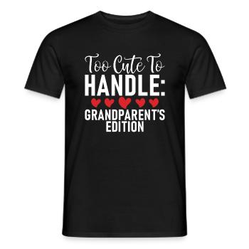 Granddaughter Gifts - Men's T-Shirt - black - Front - AI Model Male 178 light (178cm)