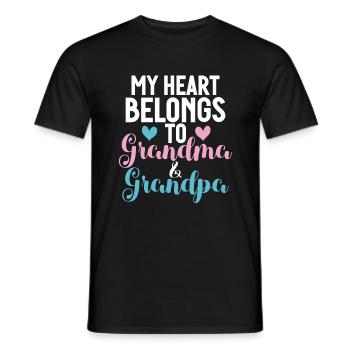 Granddaughter Gifts - Men's T-Shirt - black - Front - AI Model Male 178 light (178cm)