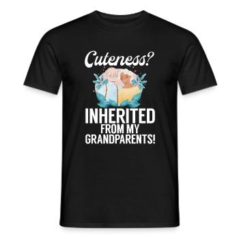 Granddaughter Gifts - Men's T-Shirt - black - Front - AI Model Male 178 light (178cm)