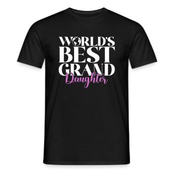Granddaughter Gifts - Men's T-Shirt - black - Front - AI Model Male 178 light (178cm)