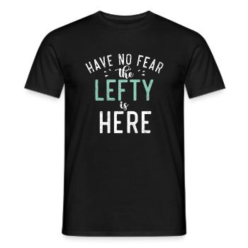 Left Handers Gifts - Männer T-Shirt - Schwarz - Vorne - AI Model Male 178 light (178cm)