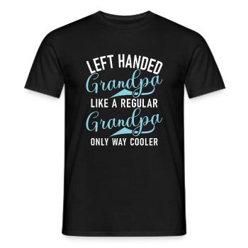 Left Handers Gifts - Männer T-Shirt - Schwarz - Vorne - AI Model Male 178 light (178cm)