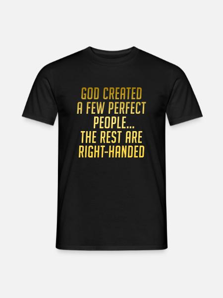Left Handers Gifts - Men's T-Shirt - black
