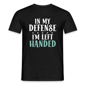 Left Handers Gifts - Männer T-Shirt - Schwarz - Vorne - AI Model Male 178 light (178cm)