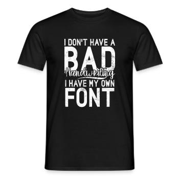 Left Handers Gifts - Männer T-Shirt - Schwarz - Vorne - AI Model Male 178 light (178cm)