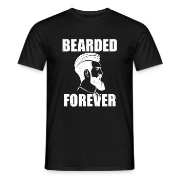 Giftidea Beard Men - Männer T-Shirt - Schwarz - Vorne - AI Model Male 178 light (178cm)