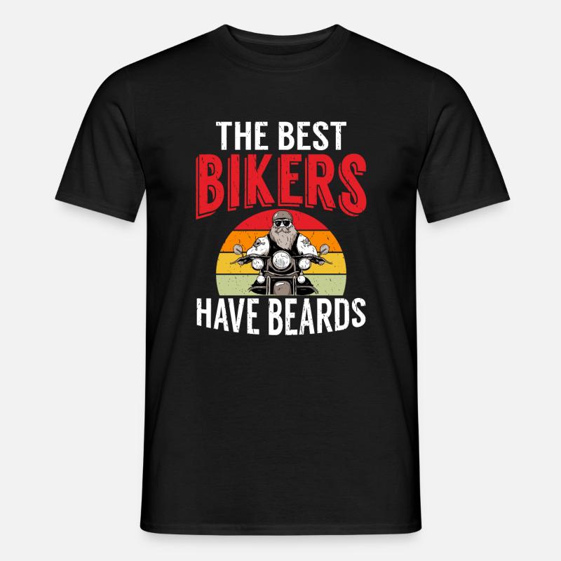 Giftidea Beard Men - Männer T-Shirt - Schwarz