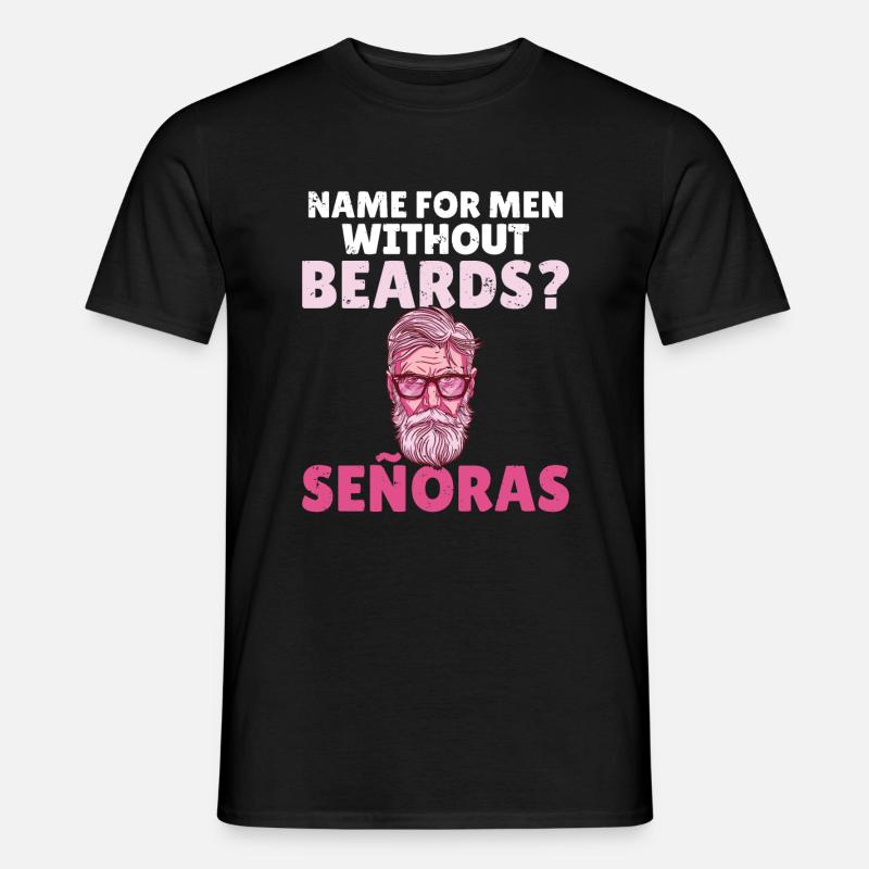 Giftidea Beard Men - Men's T-Shirt - black