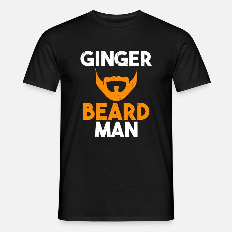 Giftidea Beard Men - Männer T-Shirt - Schwarz