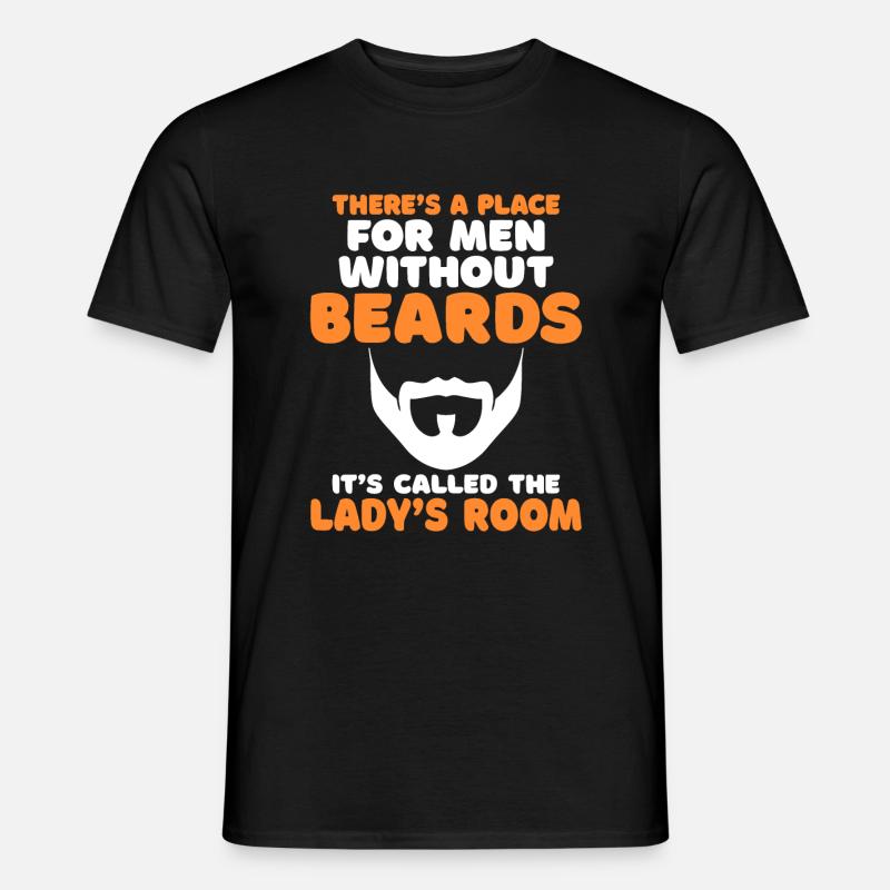 Giftidea Beard Men - Männer T-Shirt - Schwarz