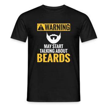 Giftidea Beard Men - Männer T-Shirt - Schwarz - Vorne - AI Model Male 178 light (178cm)