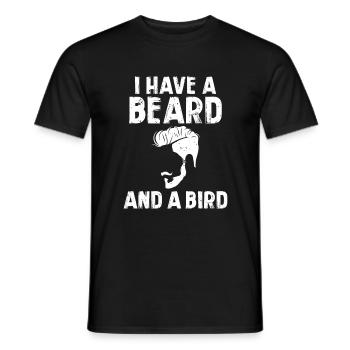 Giftidea Beard Men - Männer T-Shirt - Schwarz - Vorne - AI Model Male 178 light (178cm)