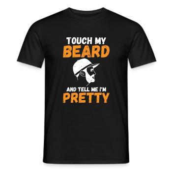 Giftidea Beard Men - Männer T-Shirt - Schwarz - Vorne - AI Model Male 178 light (178cm)