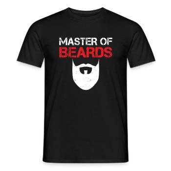 Giftidea Beard Men - Männer T-Shirt - Schwarz - Vorne - AI Model Male 178 light (178cm)