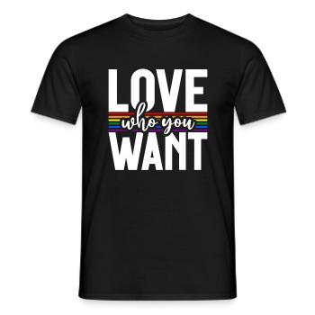Lesbian Gifts - Männer T-Shirt - Schwarz - Vorne - AI Model Male 178 light (178cm)
