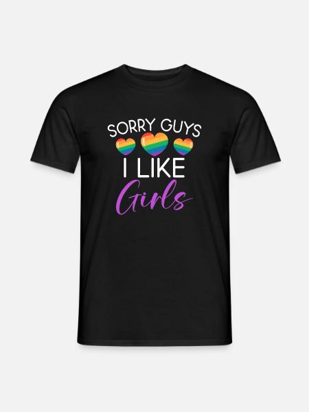 Lesbian Gifts - Männer T-Shirt - Schwarz