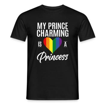 Lesbian Gifts - Männer T-Shirt - Schwarz - Vorne - AI Model Male 178 light (178cm)