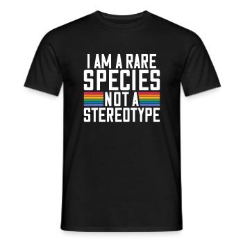 Lesbian Gifts - Männer T-Shirt - Schwarz - Vorne - AI Model Male 178 light (178cm)