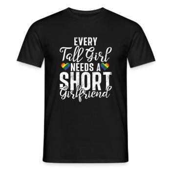 Lesbian Gifts - Männer T-Shirt - Schwarz - Vorne - AI Model Male 178 light (178cm)