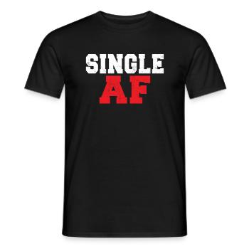 Single Gift - Men's T-Shirt - black - Front - AI Model Male 178 light (178cm)