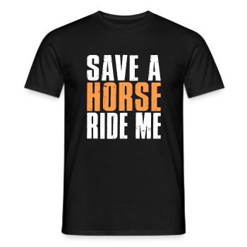 Single Gift - Men's T-Shirt - black - Front - AI Model Male 178 light (178cm)
