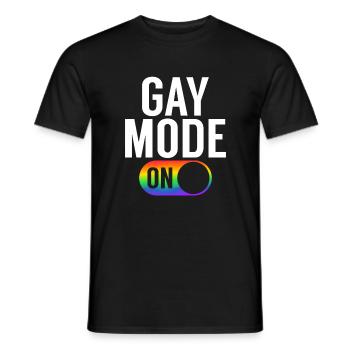 Cadeaux gays - T-shirt homme - noir - Devant - AI Model Male 178 light (178cm)