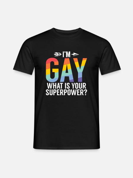 Cadeaux gays - T-shirt homme - noir