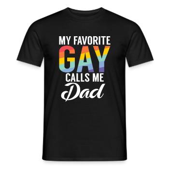 Cadeaux gays - T-shirt homme - noir - Devant - AI Model Male 178 light (178cm)