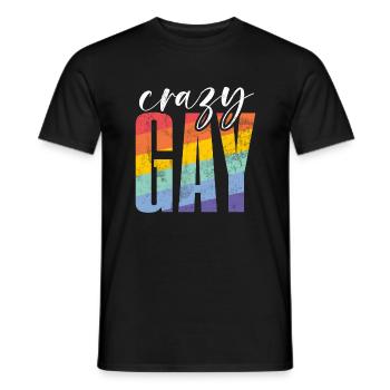 Gay Gifts - Männer T-Shirt - Schwarz - Vorne - AI Model Male 178 light (178cm)