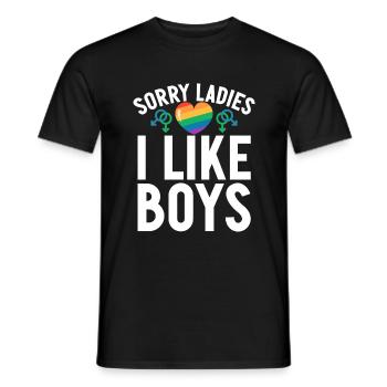 Cadeaux gays - T-shirt homme - noir - Devant - AI Model Male 178 light (178cm)