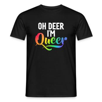 Gay Gifts - Männer T-Shirt - Schwarz - Vorne - AI Model Male 178 light (178cm)
