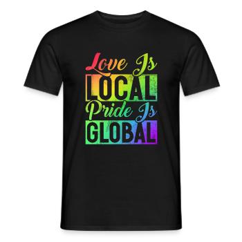 Gay Gifts - Männer T-Shirt - Schwarz - Vorne - AI Model Male 178 light (178cm)