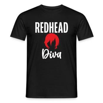 Redhead Gifts - Männer T-Shirt - Schwarz - Vorne - AI Model Male 178 light (178cm)