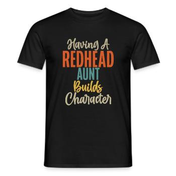 Redhead Gifts - Männer T-Shirt - Schwarz - Vorne - AI Model Male 178 light (178cm)