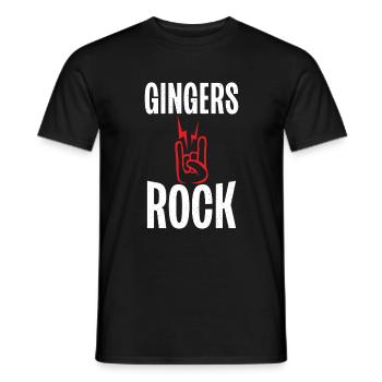 Redhead Gifts - Männer T-Shirt - Schwarz - Vorne - AI Model Male 178 light (178cm)