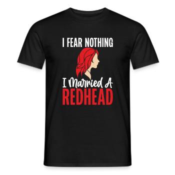 Redhead Gifts - Männer T-Shirt - Schwarz - Vorne - AI Model Male 178 light (178cm)