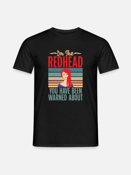 Cadeaux roux - T-shirt homme - noir