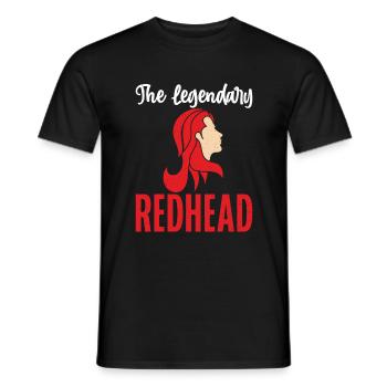 Redhead Gifts - Männer T-Shirt - Schwarz - Vorne - AI Model Male 178 light (178cm)