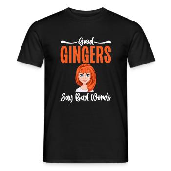 Redhead Gifts - Männer T-Shirt - Schwarz - Vorne - AI Model Male 178 light (178cm)