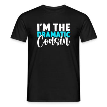 Cousin Gifts - Men's T-Shirt - black - Front - AI Model Male 178 light (178cm)