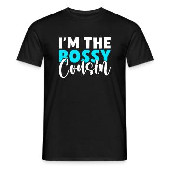 Cousin Gifts - Men's T-Shirt - black - Front - AI Model Male 178 light (178cm)