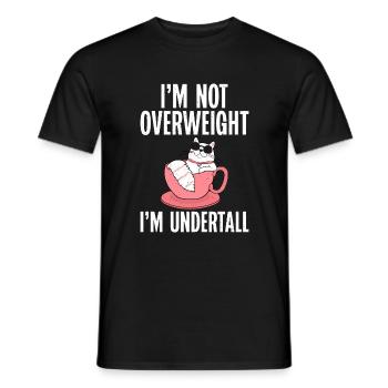 Funny Fat Gifts - Men's T-Shirt - black - Front - AI Model Male 178 light (178cm)