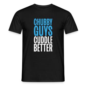 Funny Fat Gifts - Men's T-Shirt - black - Front - AI Model Male 178 light (178cm)