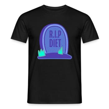 Cadeaux de graisse drôles - T-shirt homme - noir - Devant - AI Model Male 178 light (178cm)