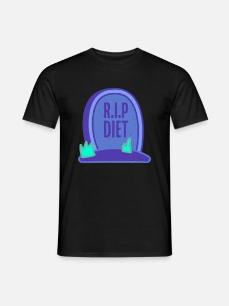 Funny Fat Gifts - Men's T-Shirt - black