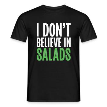 Funny Fat Gifts - Men's T-Shirt - black - Front - AI Model Male 178 light (178cm)