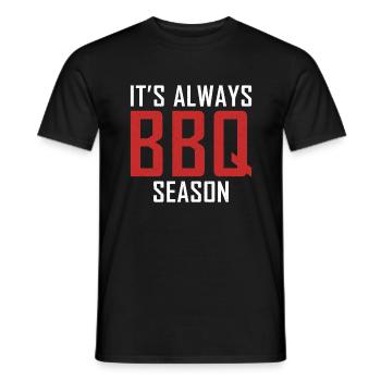 Grillades Barbecue Grillades - T-shirt homme - noir - Devant - AI Model Male 178 light (178cm)