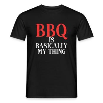 Grillades Barbecue Grillades - T-shirt homme - noir - Devant - AI Model Male 178 light (178cm)