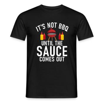 Grill Barbecue Grilling - Männer T-Shirt - Schwarz - Vorne - AI Model Male 178 light (178cm)